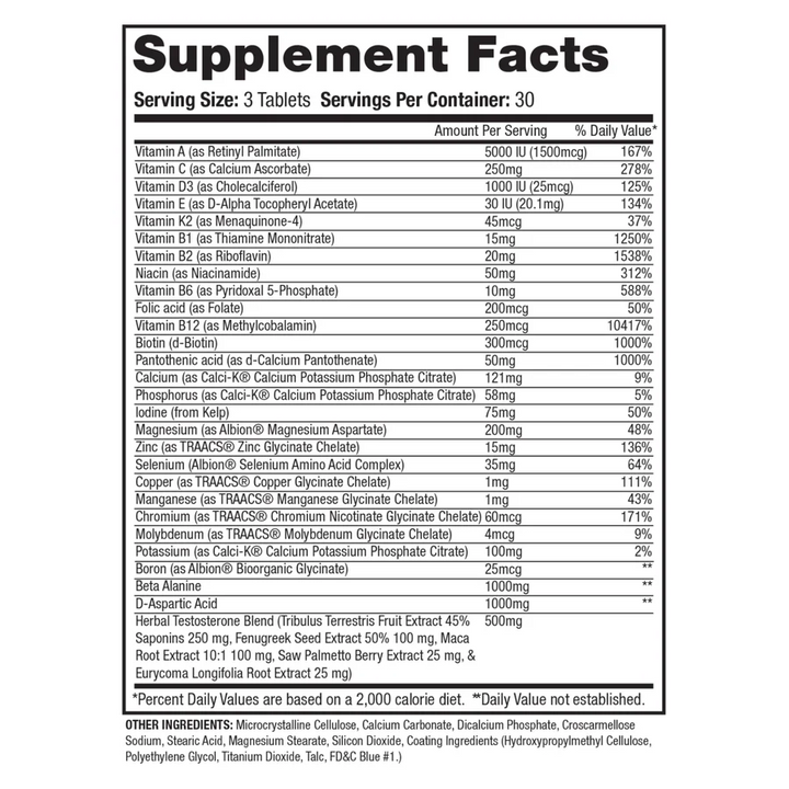 Gaspari: Anavite XT Xtreme Test (90 tabs)