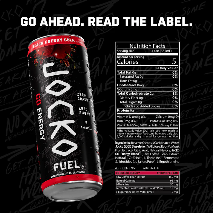 Jocko Go Energy (12pk/12oz)