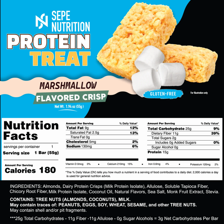 Sepe Nurtition: Protein Treat Marshmellow (12pk)