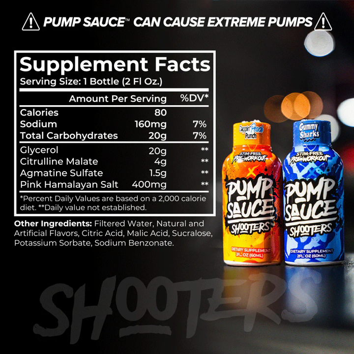 Pump Sauce Shooters (12pk)