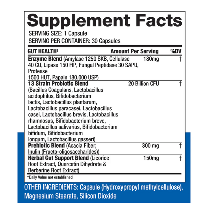 Gaspari: Proven Gut Health (30 Caps)