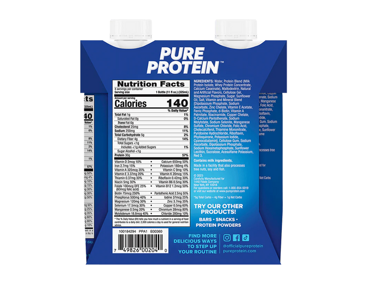 Pure Protein Shake (12pk/11oz)