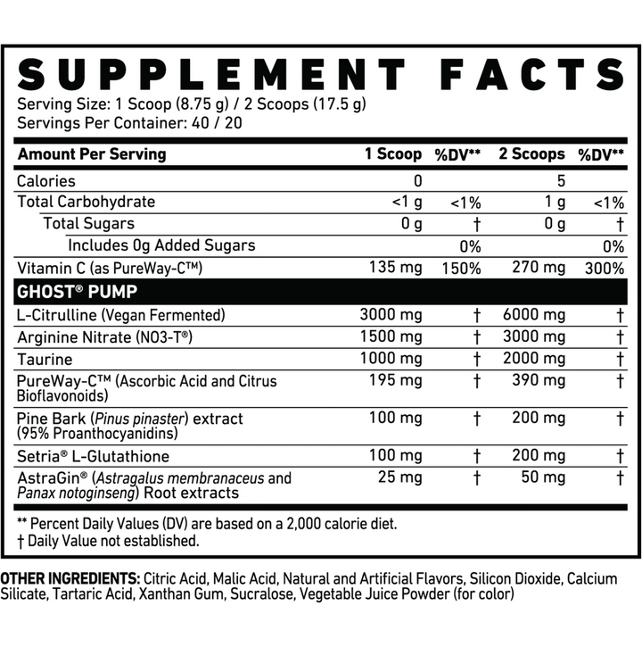 Ghost: Pump (12.3oz)