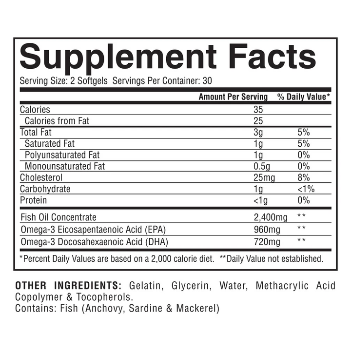 Gaspari: Omega-3 (60 softgels)