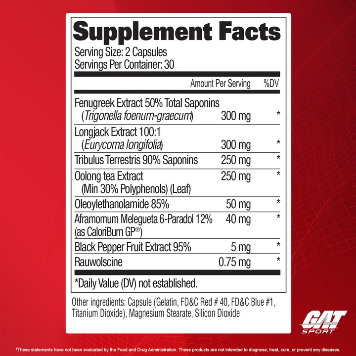 GAT: Testrol Fire (60 tabs)