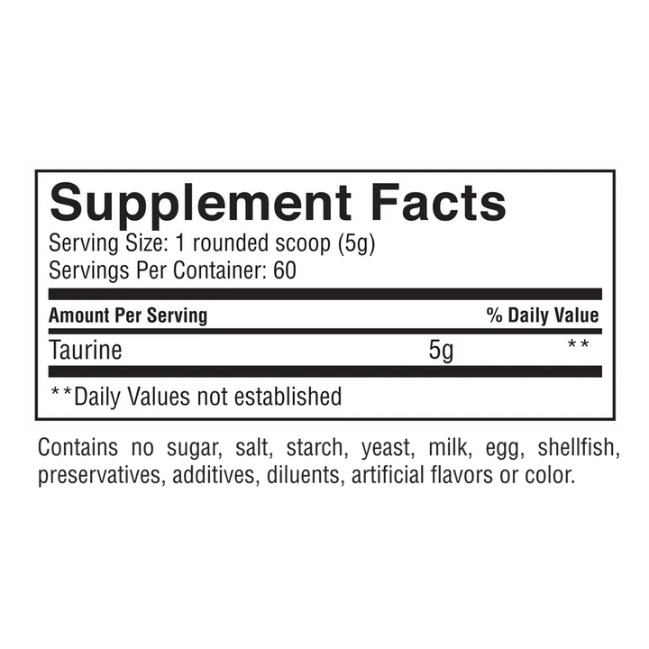 Gaspari: Taurine Unflavored (300g)