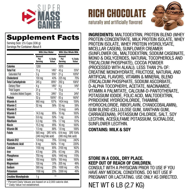 Dymatize: Super Mass Gainer