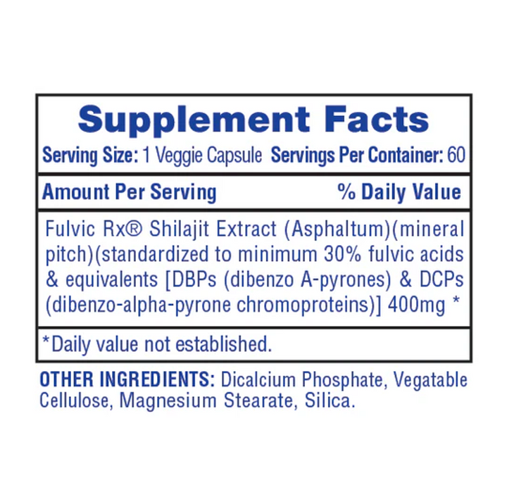 Hi-Tech: Shilajit Extract (60 cps)