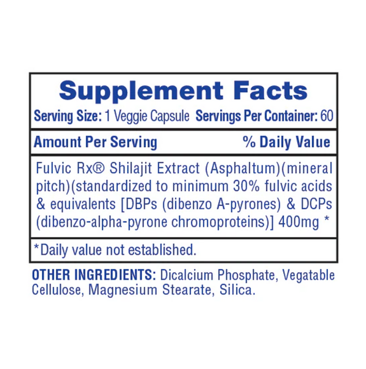 Hi-Tech: Shilajit Extract (60 cps)