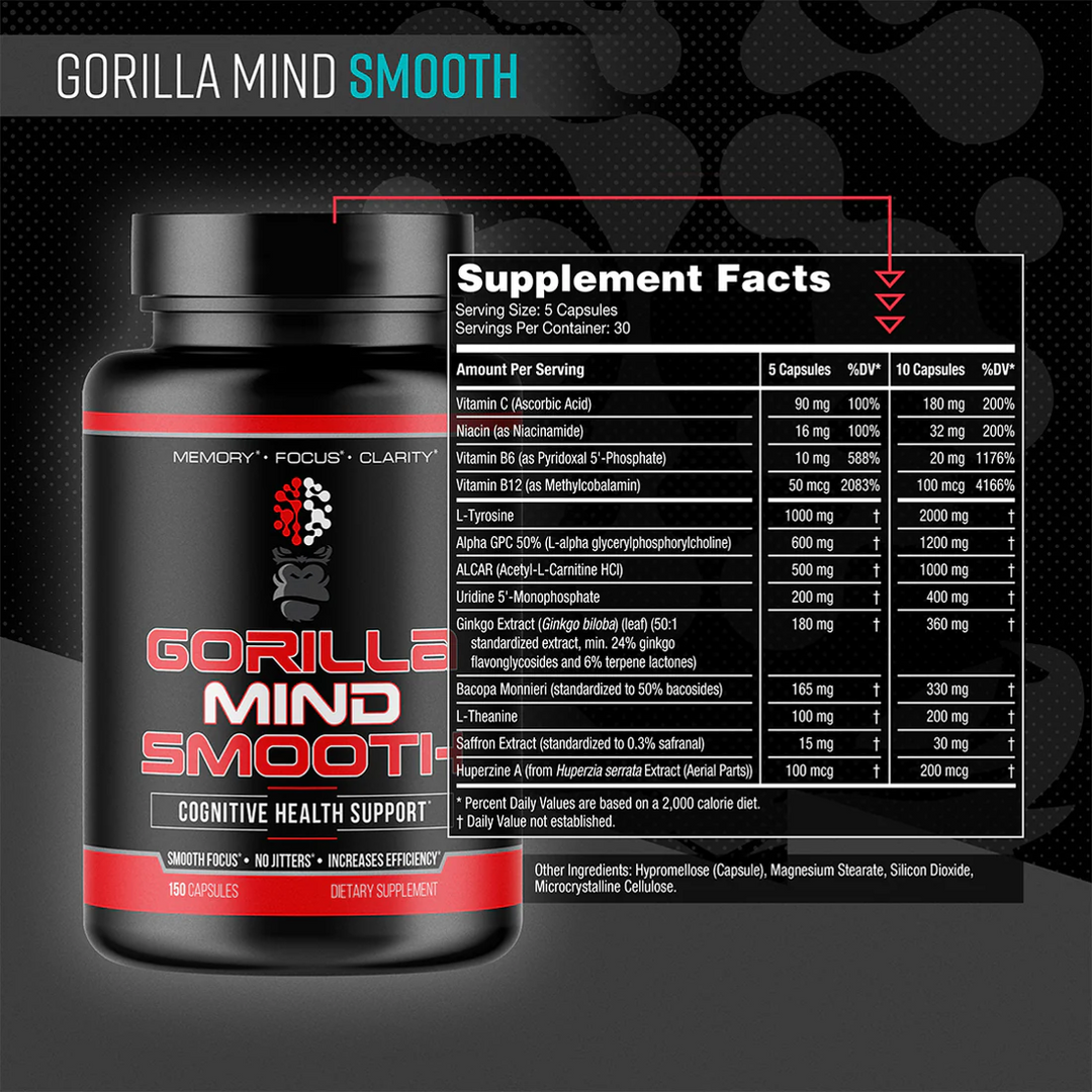 Gorilla Mind Smooth (90cps)