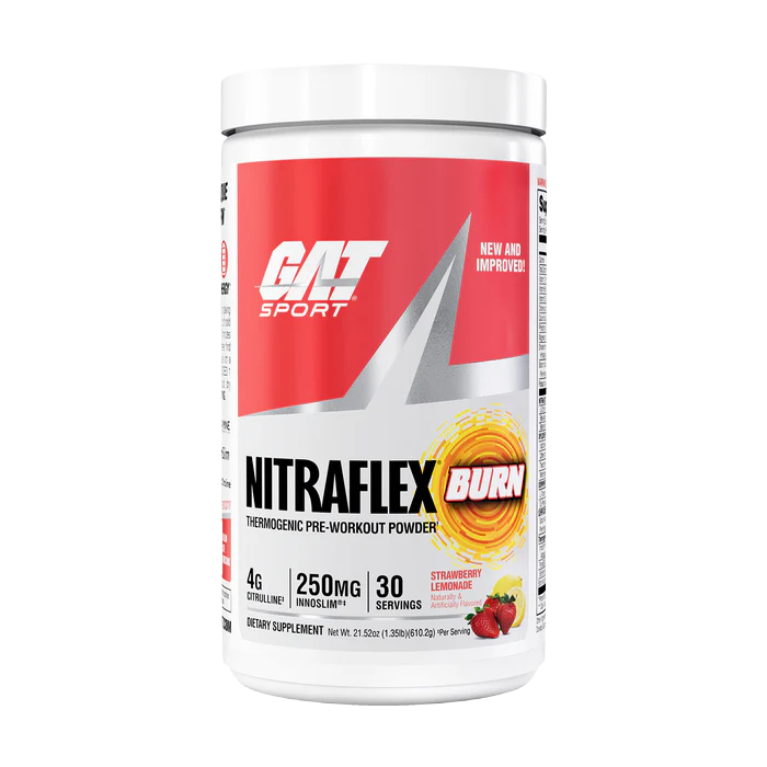 GAT: Nitraflex Burn: Fruit Punch (600g) - Enhanced Formula