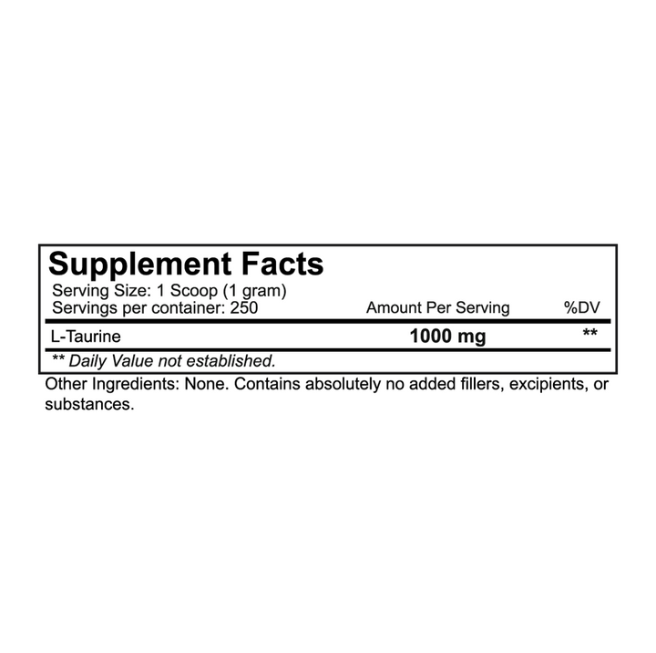 Nutrakey: Taurine (250g)