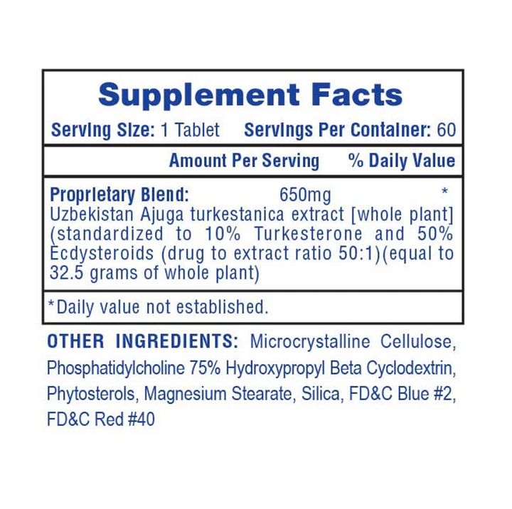 Hi-Tech: Turkesterone 650 (60 tabs)