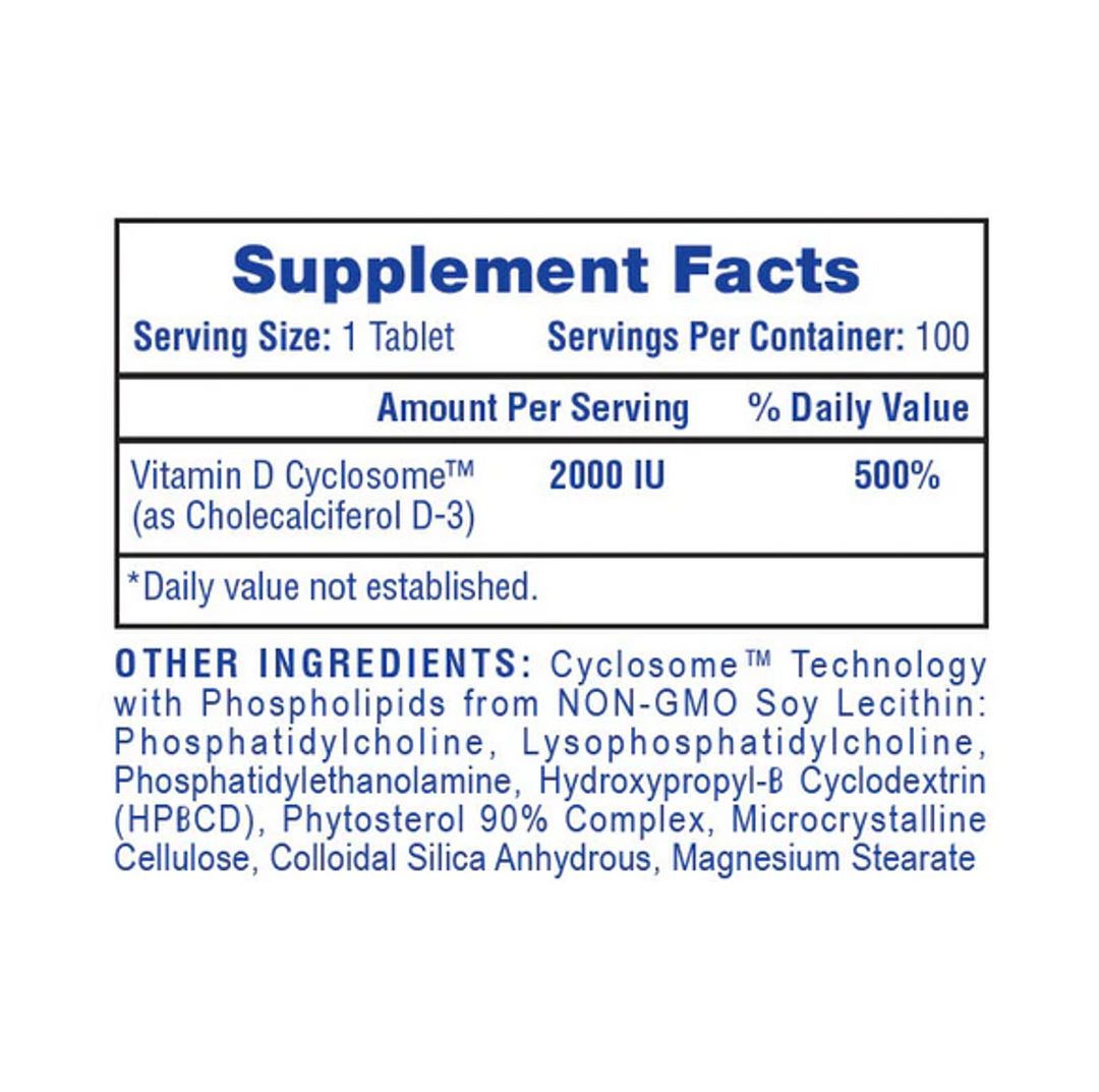 Hi-Tech: Vitamin D3 (100 tabs)