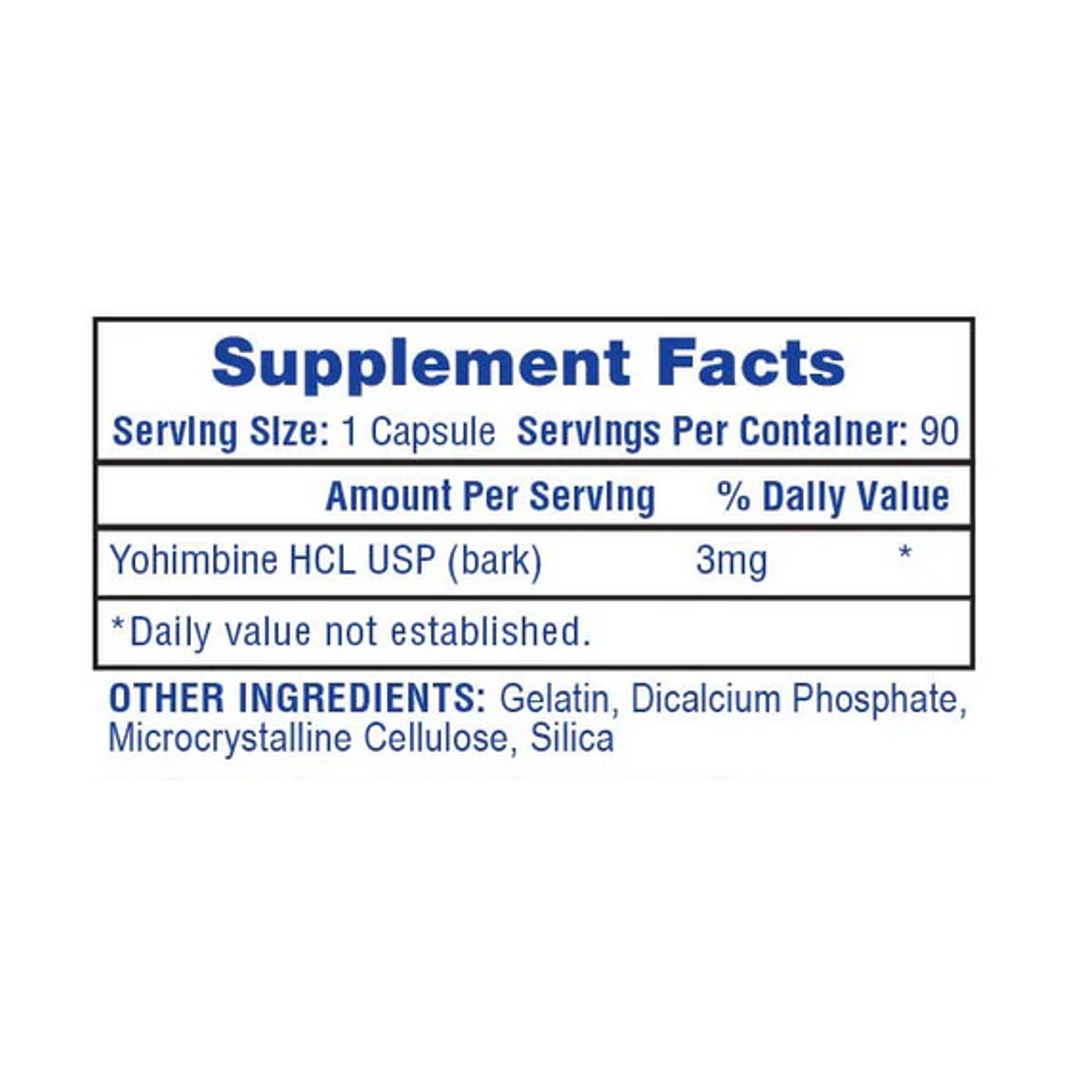 Hi-Tech: Yohimbine HCL (90 capsules)