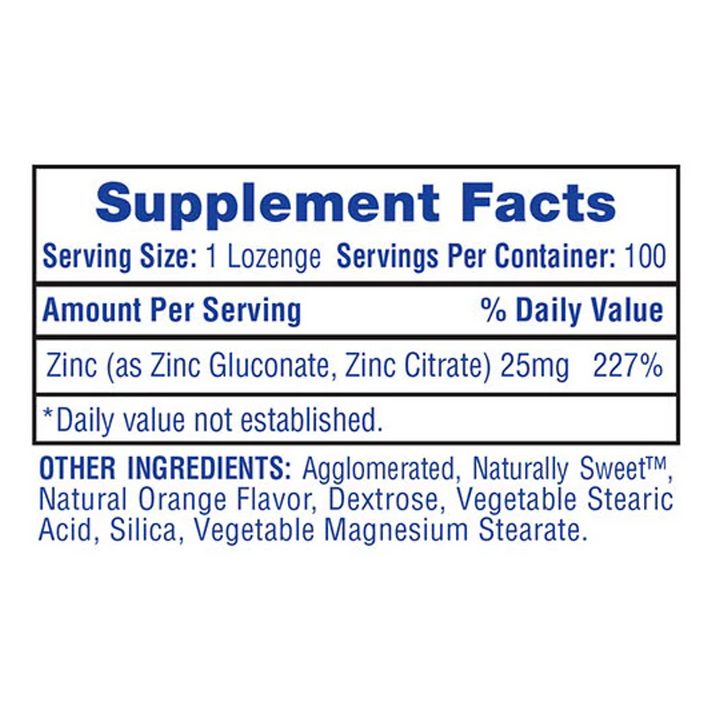 Hi-Tech: Zinc Lonzenges (100 tablets)