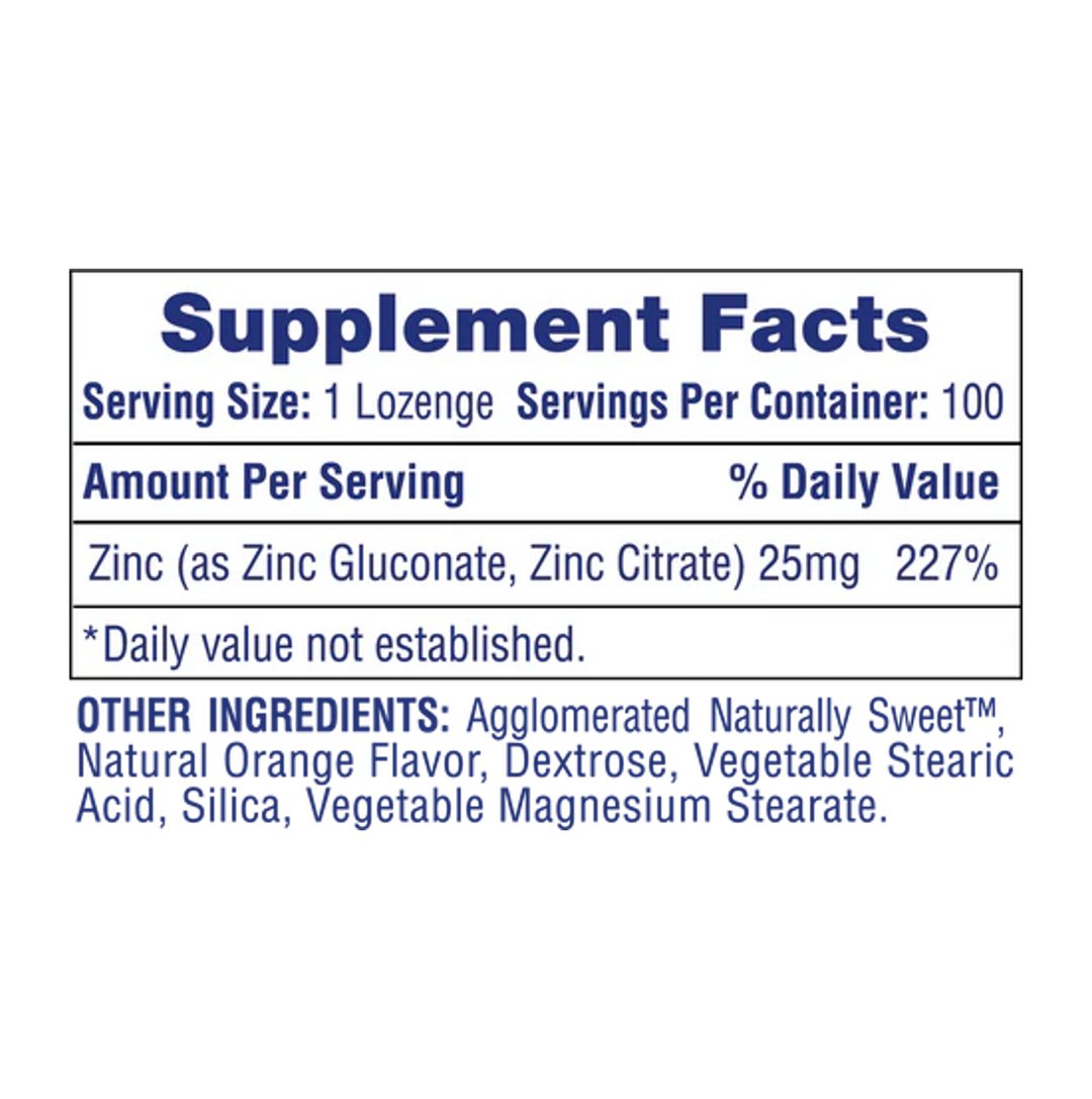 Hi-Tech: Zinc Lonzenges (100 tablets)